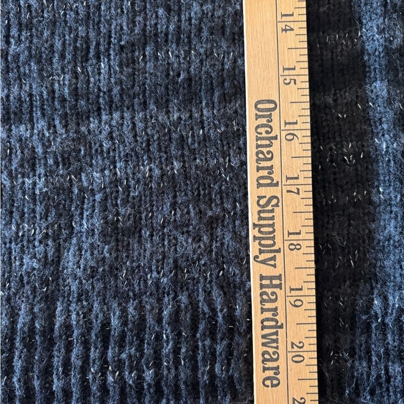 Knox Rose Mock Turtleneck Relaxed Fit Sweater Charcoal Black Size M - Picture 6 of 6